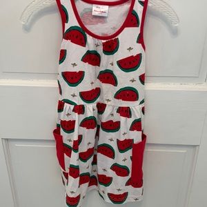 Hanna Andersson Summer Watermelon Dress with pockets